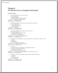 The Market Forces of Supply and Demand