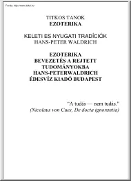 Titkos tanok - Ezoterika