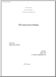 Benke Attila - Devianciaszociológia