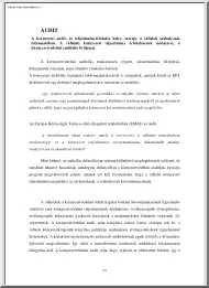 Havasi-Kurilla - Az audit