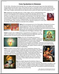 Color Symbolism in Hinduism