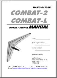 Hang Glider Combat 2, Combat L, Manual