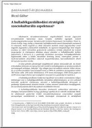 Biczó Gábor - A hulladékgazdálkodási stratégiák szociokulturális aspektusai