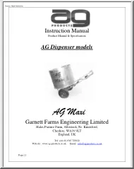 AG Dispenser Models