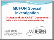 James Carrion - MUFON special