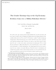 Cook-Diamond-Hall - The Gender Earnings Gap in the Gig Economy, Evidence from over a Million Rideshare Drivers