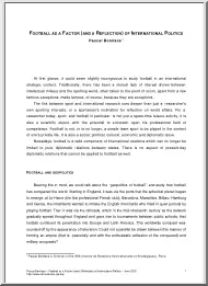 Football as Factor and a Reflection of International Politics