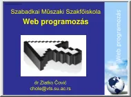 dr Zlatko Čović - Web programozás