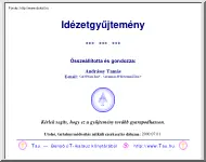 Andrássy Tamás - Idézetgyűjtemény