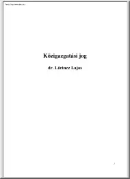 Dr. Lőrincz Lajos - Közigazgatási jog