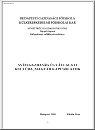 Fábián Ákos - Svéd gazdaság és