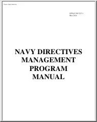 Navy Directives Management Program