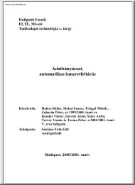 Adatbányászat, automatikus ismeretfeltárás