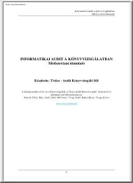 Informatikai audit a könyvvizsgálatban