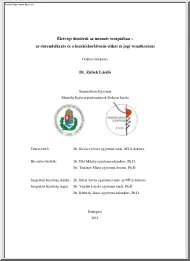 Dr. Zubek László - Életvégi