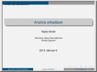 Vajda István - Integrálási