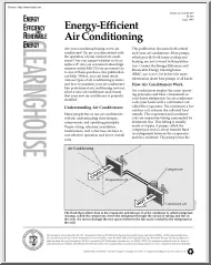 Energy Efficient Air Conditioning