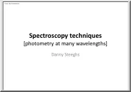 Danny Steeghs - Spectroscopy Techniques