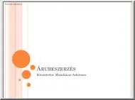 Munkácsi Adrienn - Árubeszerzés