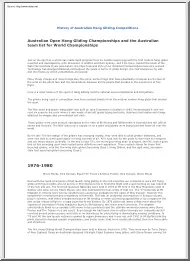 History of Australian Hang Gliding Competitions
