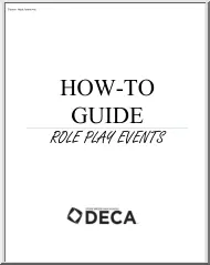 How to Play Guide, Role Play Events