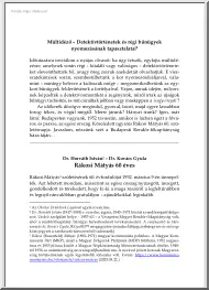 Dr. Kovács Gyula - Múltidéző, Rákosi Mátyás 60 éves