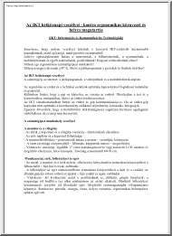 Az Információs és Kommunikációs Technológiák hétköznapi veszélyei