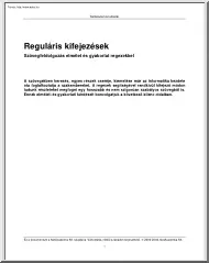 Reguláris kifejezések