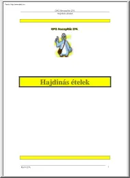 Hajdinás ételek