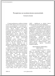 Csizmadia Sándor - Tocqueville az algériai francia jelenlétről
