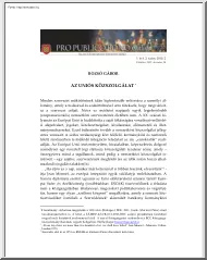 Bozsó Gábor - Az uniós közszolgálat