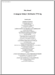 Fitz József - A magyar könyv