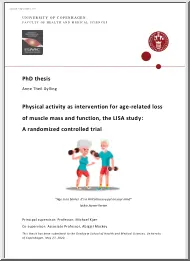 Anne Theil Gylling - Physical activity as intervention for age-related loss of muscle mass and function, the LISA study