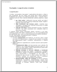 A nonprofit szektor és elméletei