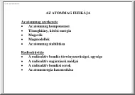 Az atommag fizikája