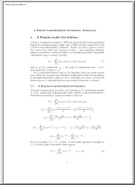 A Fourier-transzformáció értelmezése, Fourier-sor