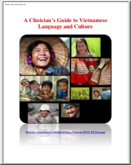 A Clinicians Guide to Vietnamese Language and Culture