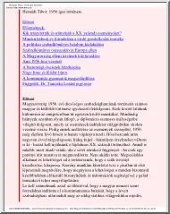 Hernádi Tibor - 1956 igaz története