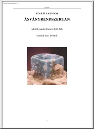 Szakáll Sándor - Ásványrendszertan