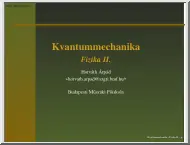 Horváth Árpád - Kvantummechanika