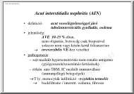 Acut interstitialis nephritis (AIN)