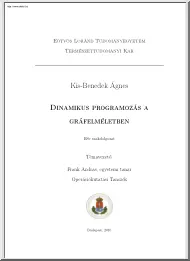 Kis Benedek Ágnes - Dinamikus programozás a gráfelméletben