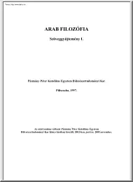 Arab filozófia, szöveggyűjtemény I.