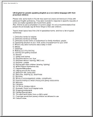 US English for parents speaking English