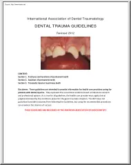 Dental Trauma Guidelines