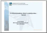 Kovács Norbert - A külkereskedelem
