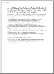 Az emlőrák patológiai diagnosztikája, feldolgozása és kórszövettani leletezése. Szakmai útmutatás a IV. emlőrák-konszenzuskonferencia alapján