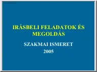 Klímaszerelő írásbeli feladatok és