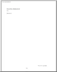 Numerikus alkalmazások