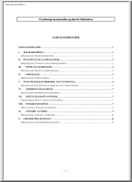 Gazdasági matematika gyakorló